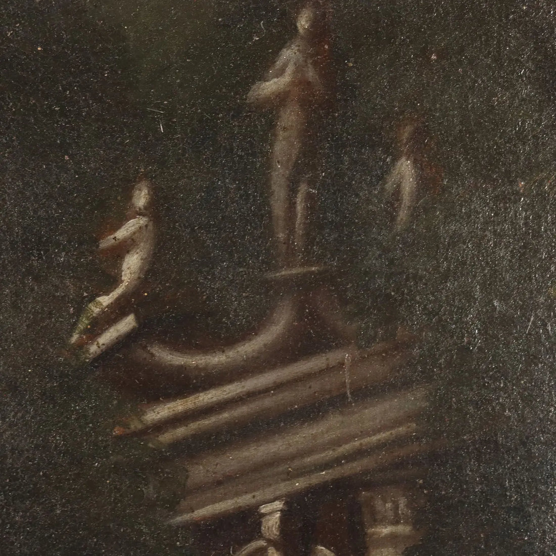 Antique Painting '600-'700 Moses Rescued from the Water Oil on Canvas | Art | Antique Painting