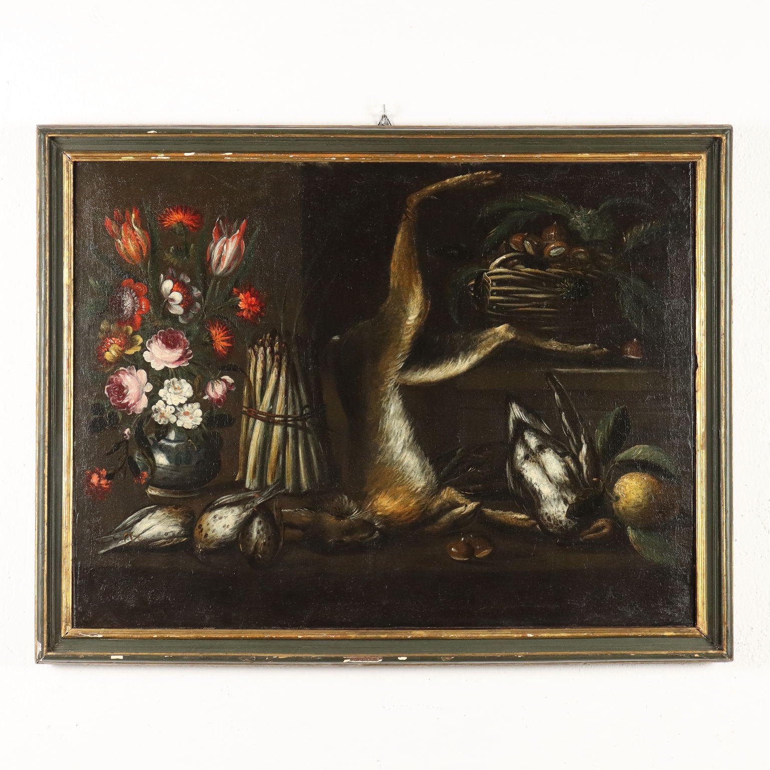 Antique Painting Still Life with Game '600-'700 Oil on Canvas | Art  Antique Painting