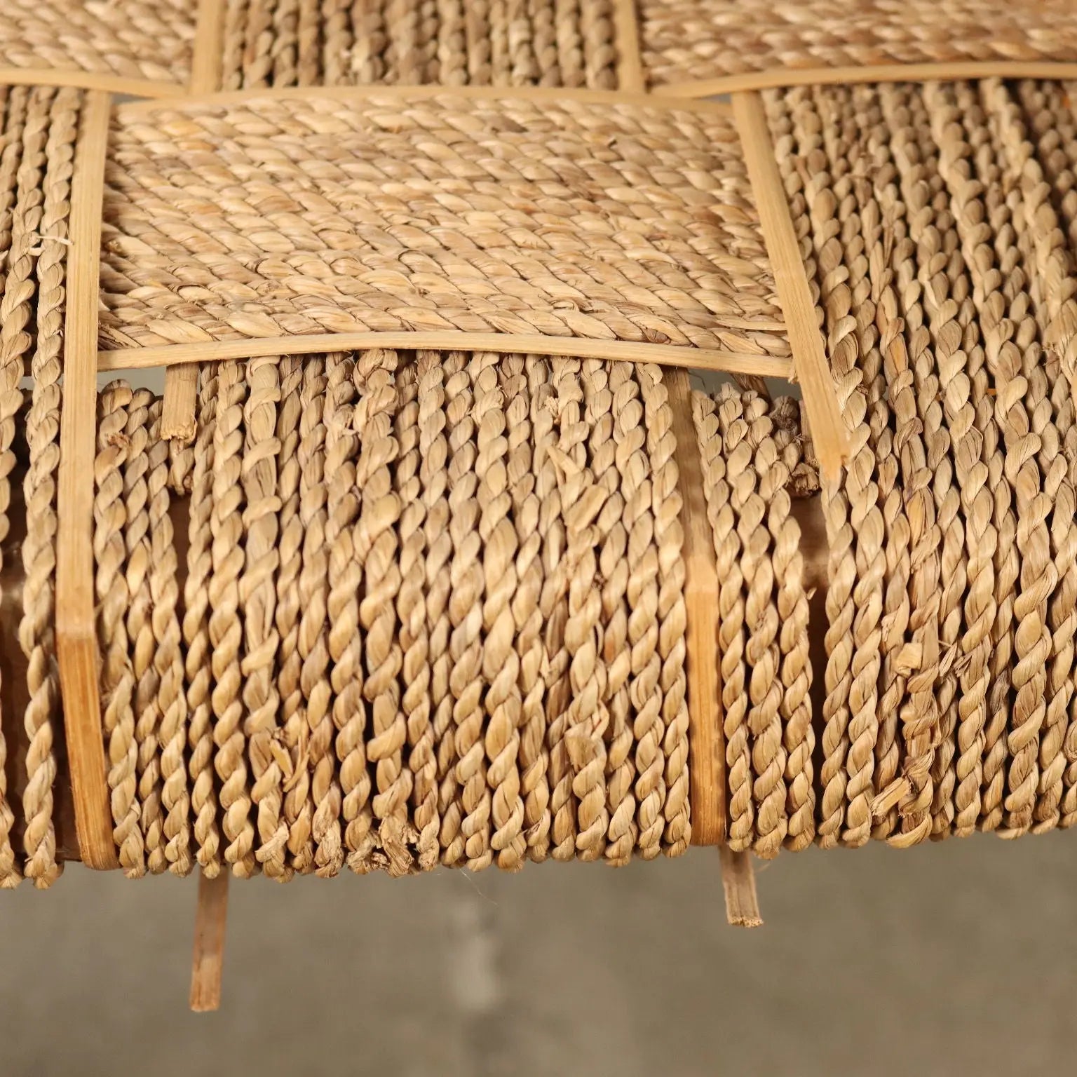 Pair of Vintage 1950s Armchair Beech Woven Rope Italy | Modernism | Armchairs