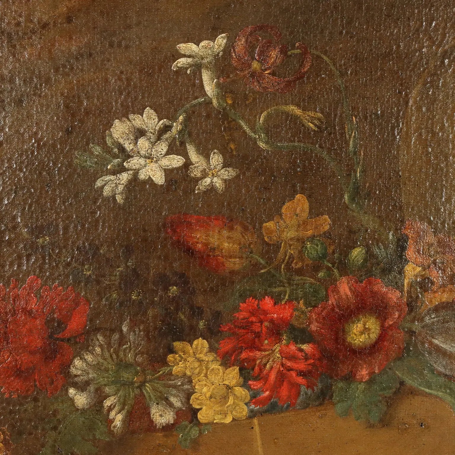 Antique Painting with Still Life Oil on Canvas XVIII Century | Art | Antique Painting