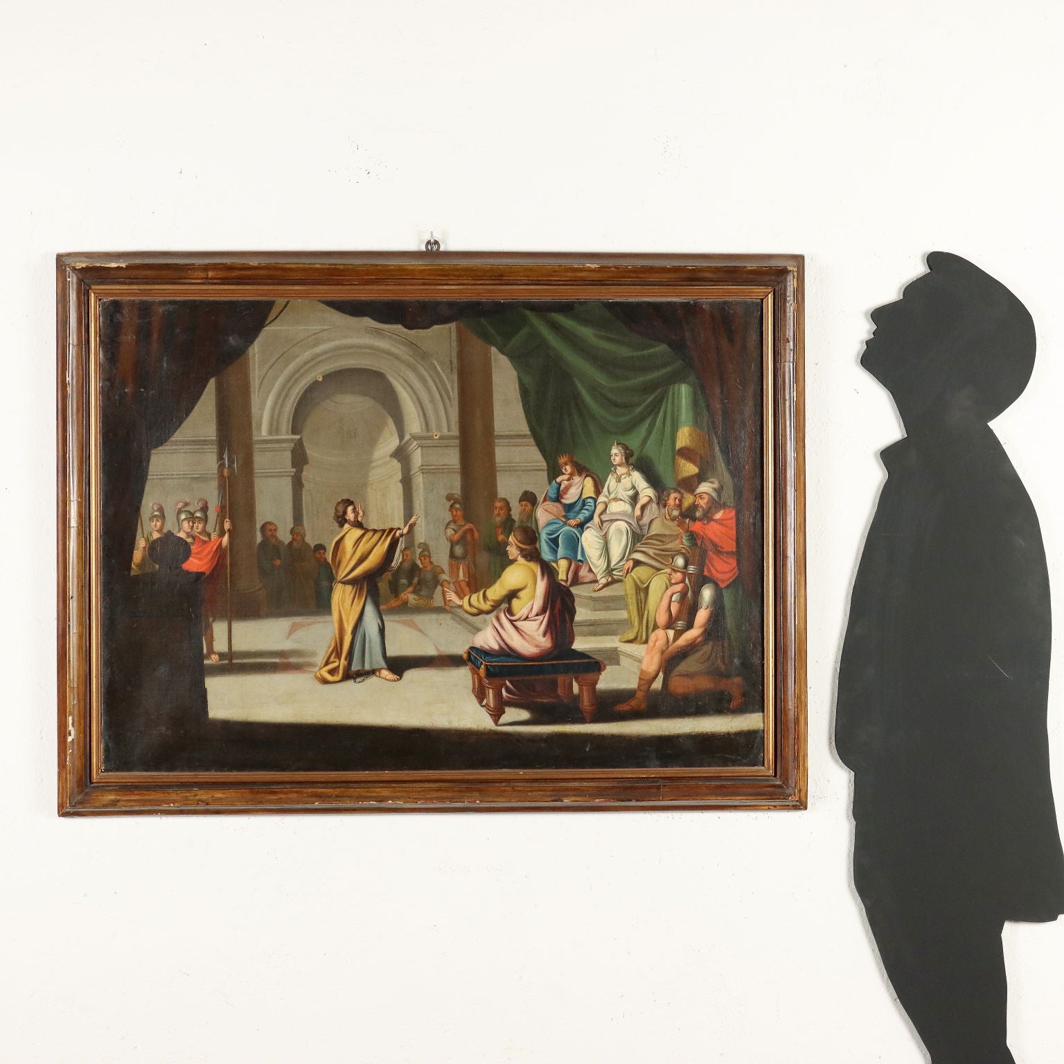 Antique Painting Historical Subject Oil on Canvas XVIII Century | Art  Antique Painting