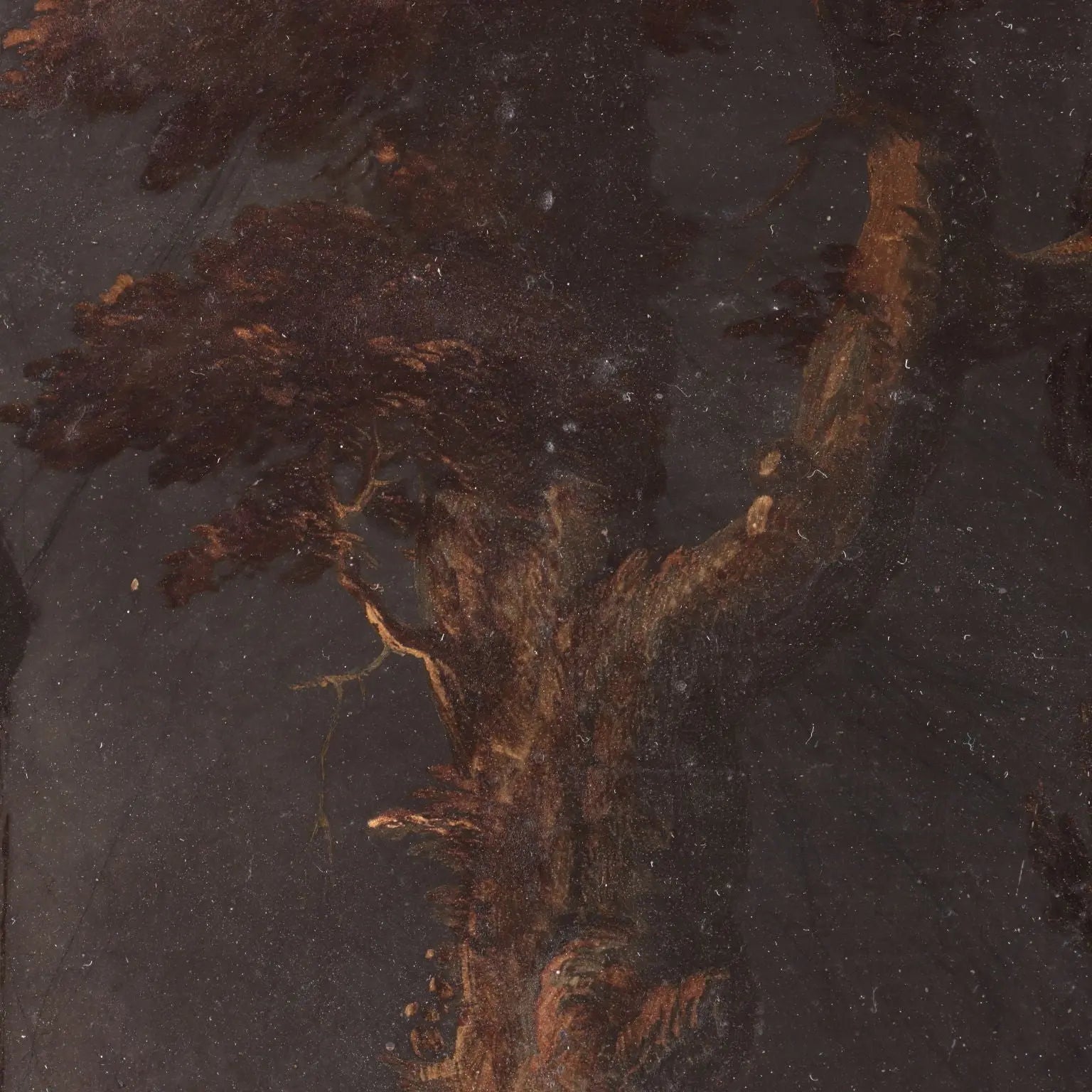 Pair of Antique Paintings on Slate Religious Subject XVII Century - The Penitent Magdalene and St. John the Baptist | Art | Antique Painting