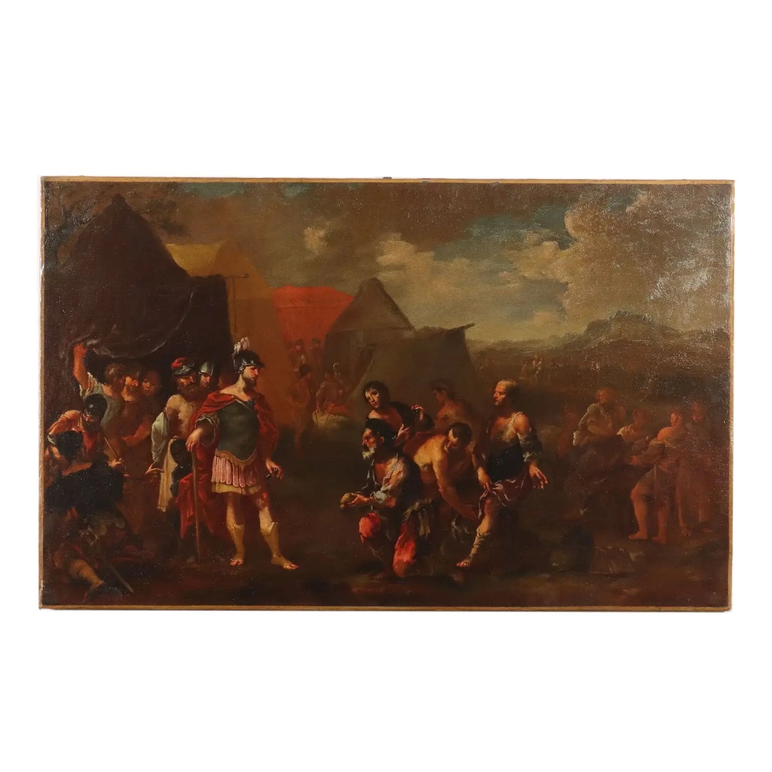 Antique Painting with Historical Subject Oil on Canvas XVII Century | Art | Antique Painting