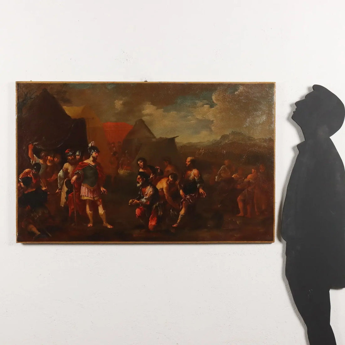 Antique Painting with Historical Subject Oil on Canvas XVII Century | Art | Antique Painting