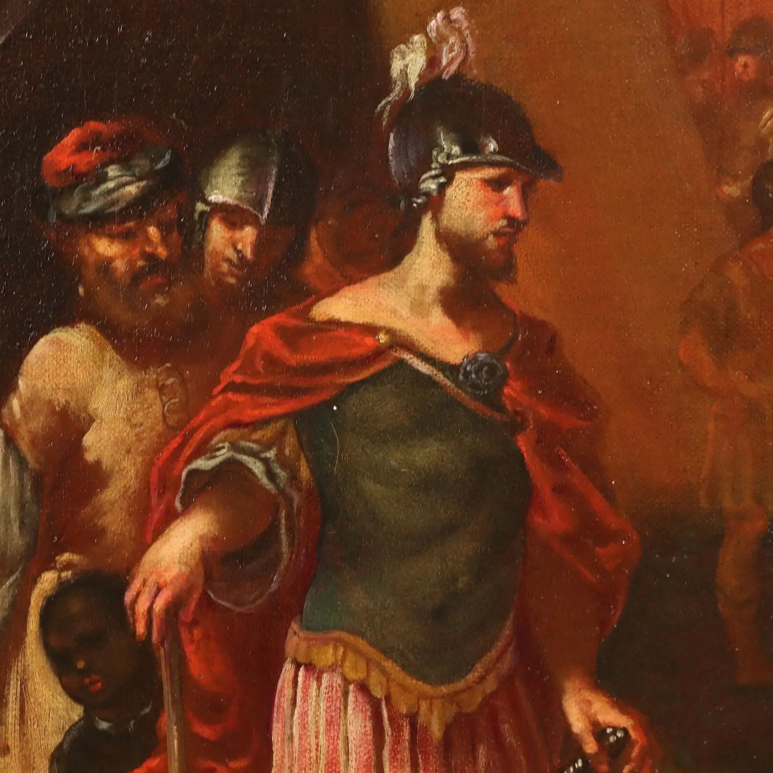 Antique Painting with Historical Subject Oil on Canvas XVII Century | Art | Antique Painting