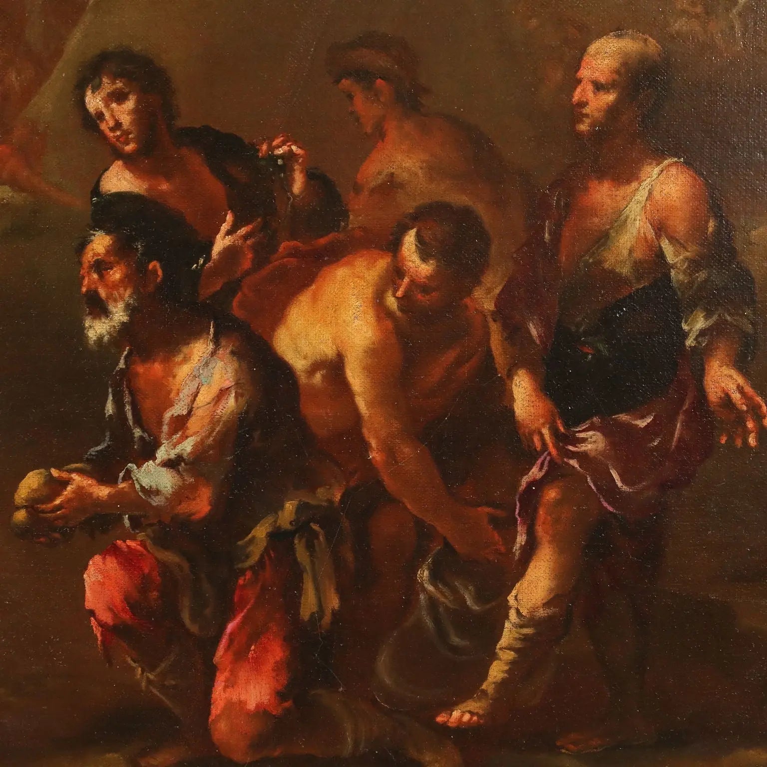 Antique Painting with Historical Subject Oil on Canvas XVII Century | Art | Antique Painting