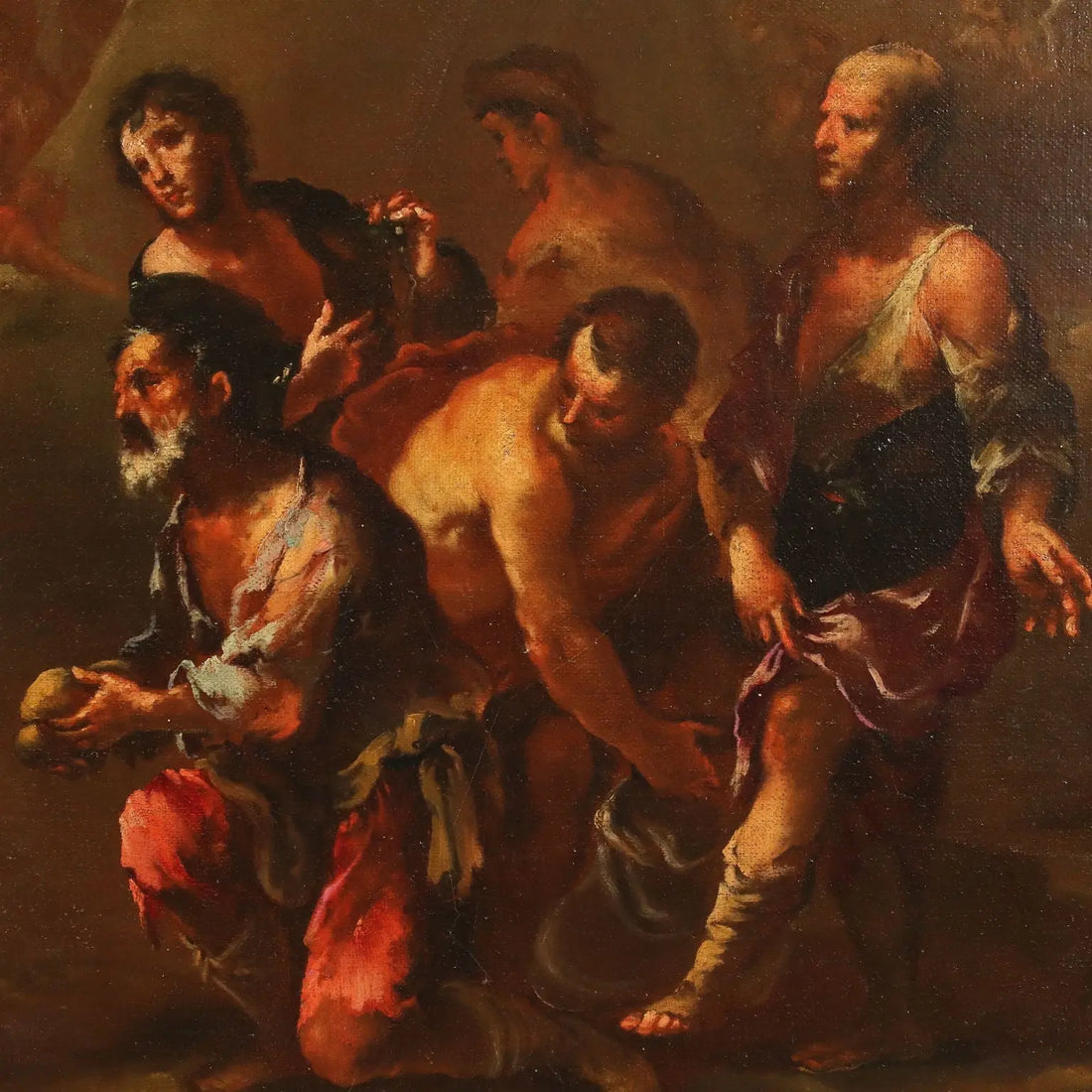 Antique Painting with Historical Subject Oil on Canvas XVII Century | Art | Antique Painting