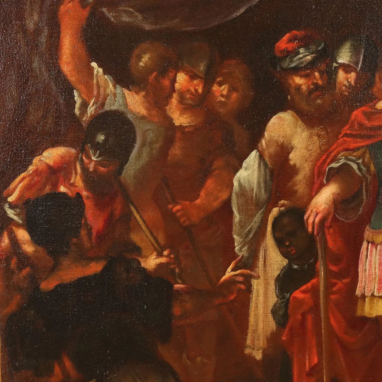Antique Painting with Historical Subject Oil on Canvas XVII Century | Art | Antique Painting
