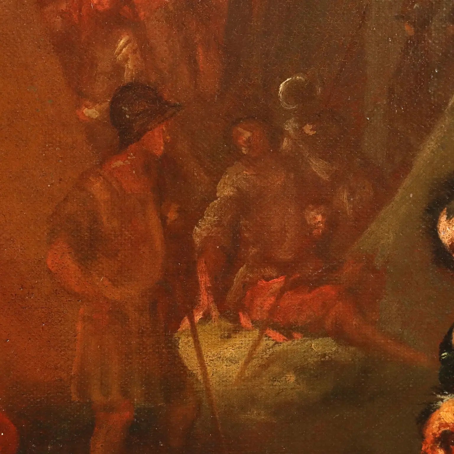 Antique Painting with Historical Subject Oil on Canvas XVII Century | Art | Antique Painting