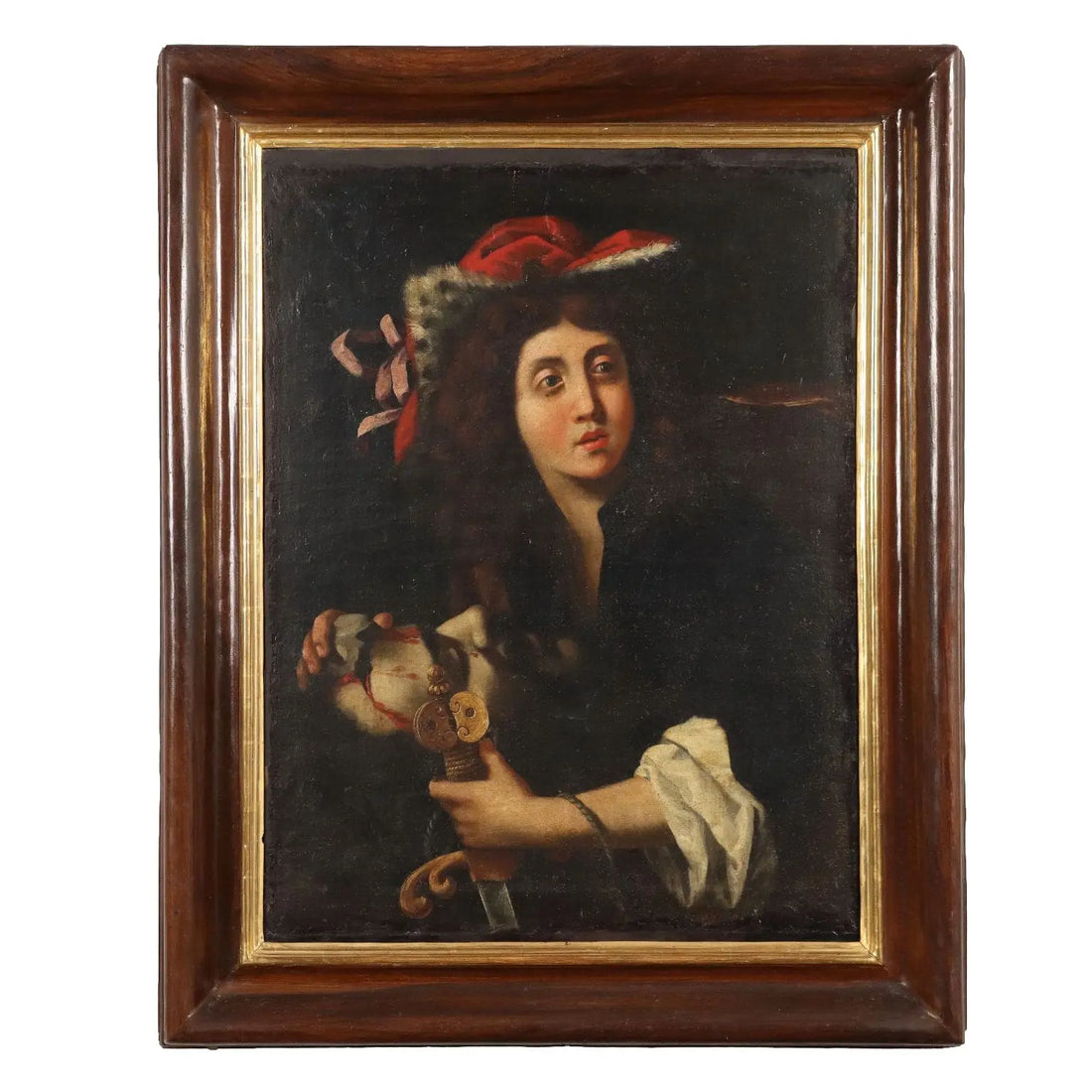 Antique Painting with Religious Subject Oil on Canvas XVIII Century | Art | Antique Painting