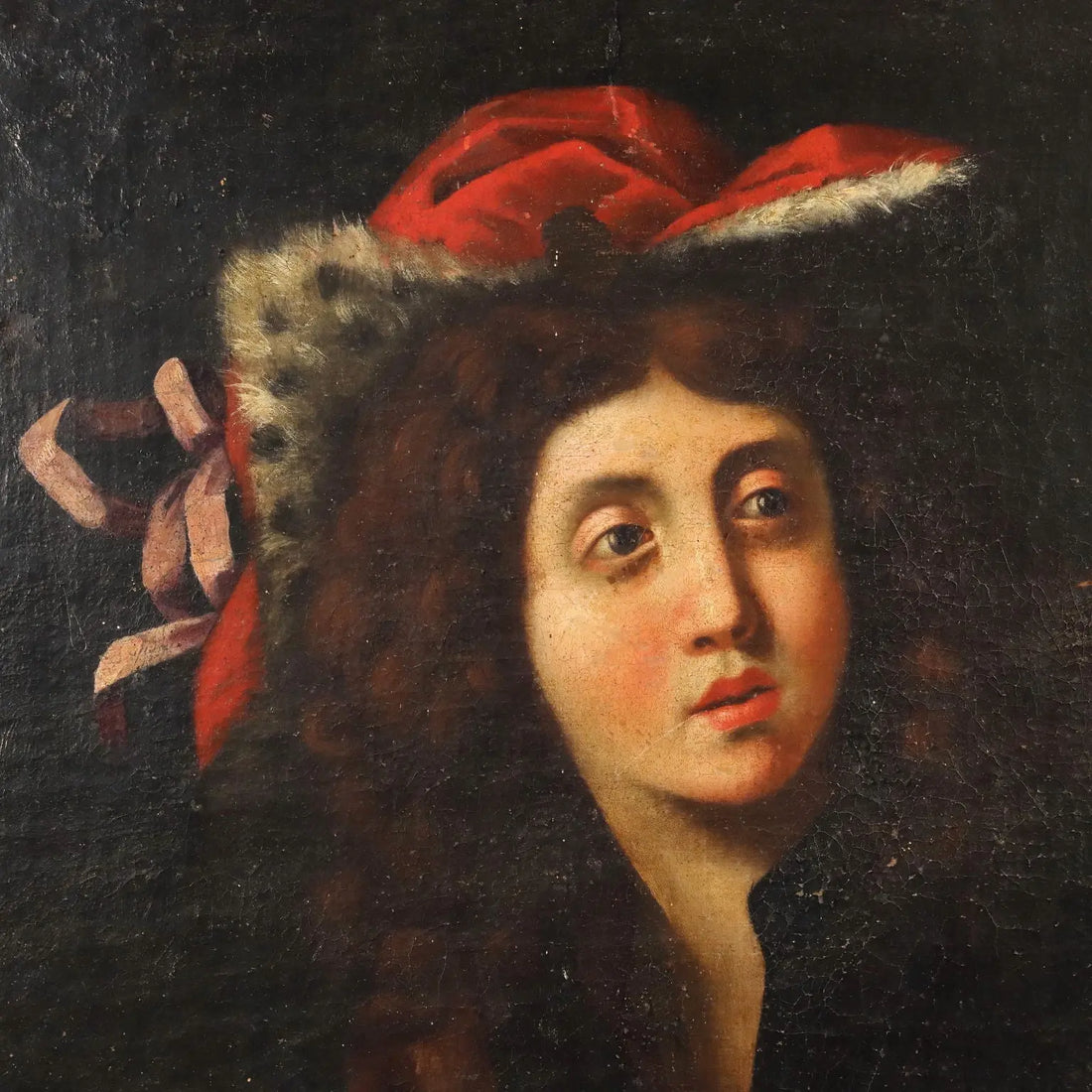 Antique Painting with Religious Subject Oil on Canvas XVIII Century | Art | Antique Painting