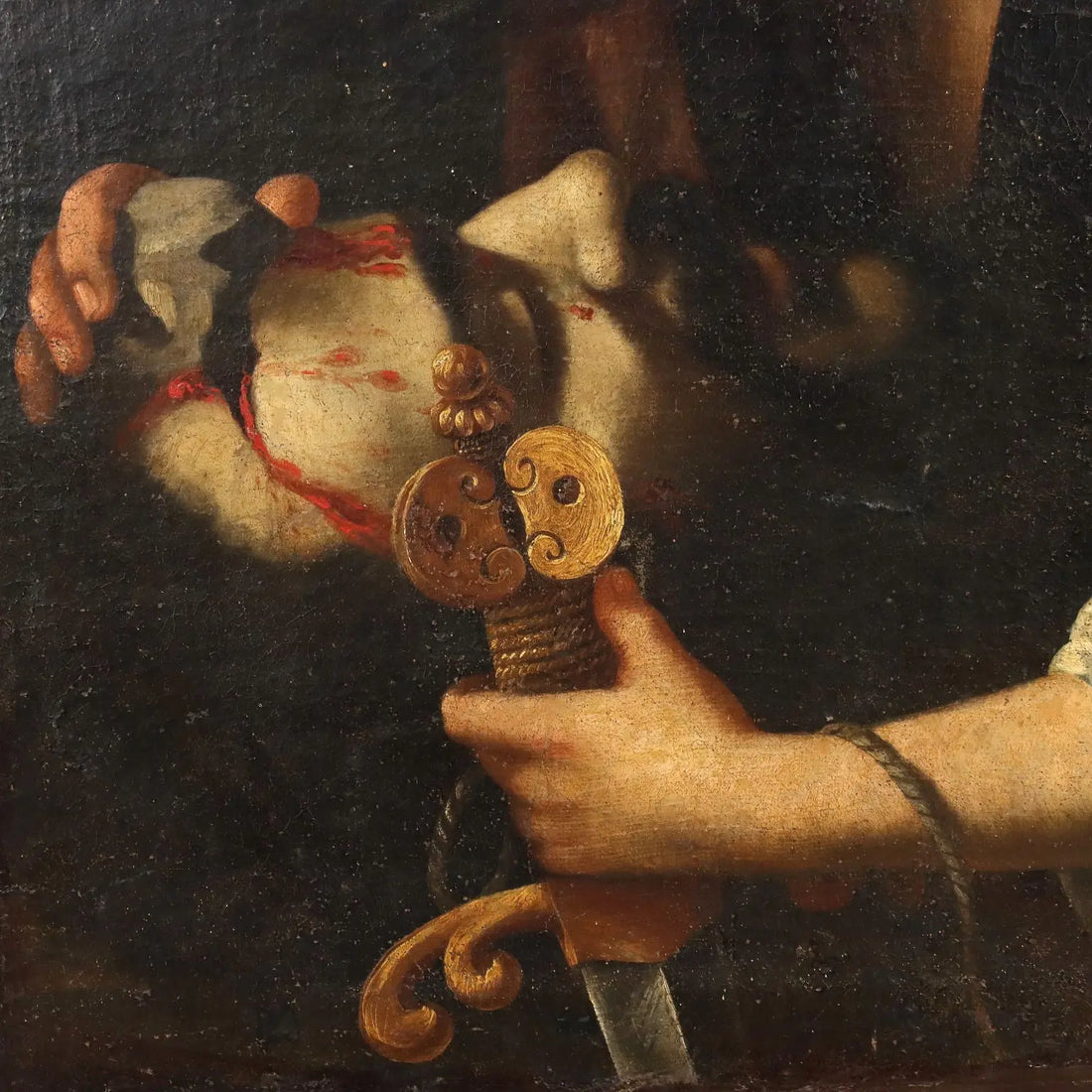 Antique Painting with Religious Subject Oil on Canvas XVIII Century | Art | Antique Painting