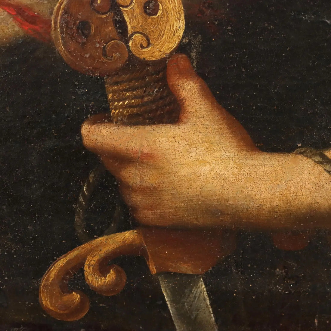 Antique Painting with Religious Subject Oil on Canvas XVIII Century | Art | Antique Painting
