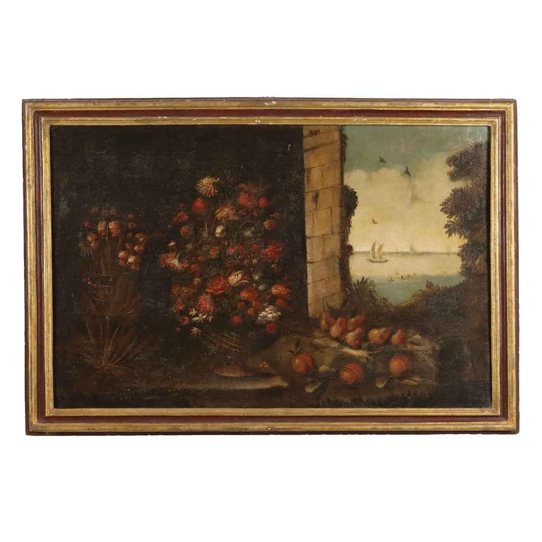 Antique Painting with Still Life Oil on Canvas Europe XVII Century | Art | Antique Painting