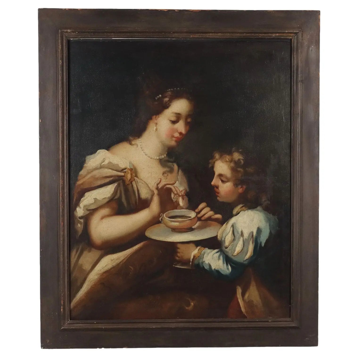 Antique Painting Historical Subject Oil on Canvas XVII Century | Art | Antique Painting