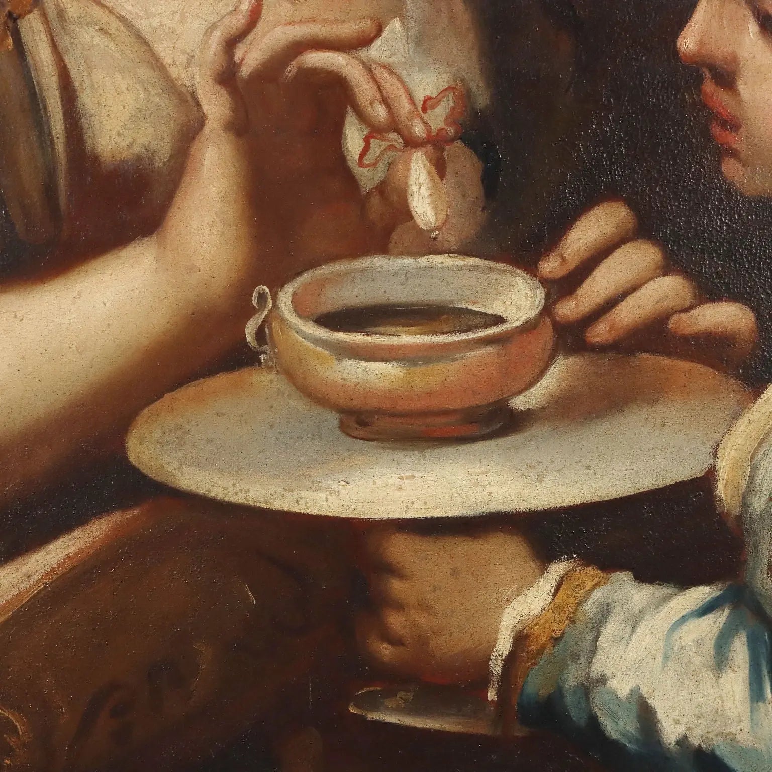 Antique Painting Historical Subject Oil on Canvas XVII Century | Art | Antique Painting