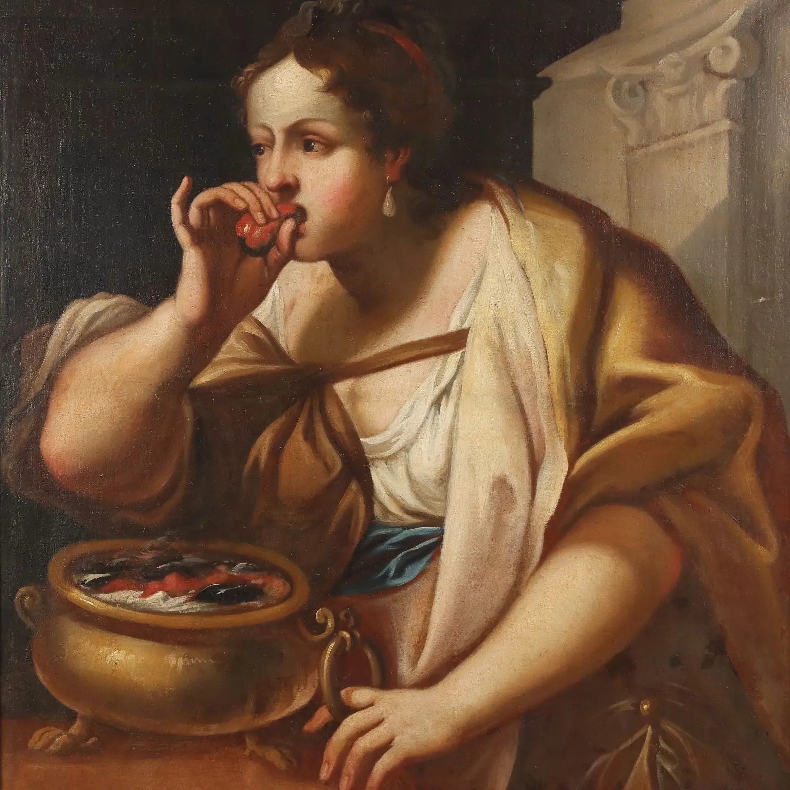 Antique Painting Historical Subject Oil on Canvas XVII-XVIII Century | Art | Antique Painting