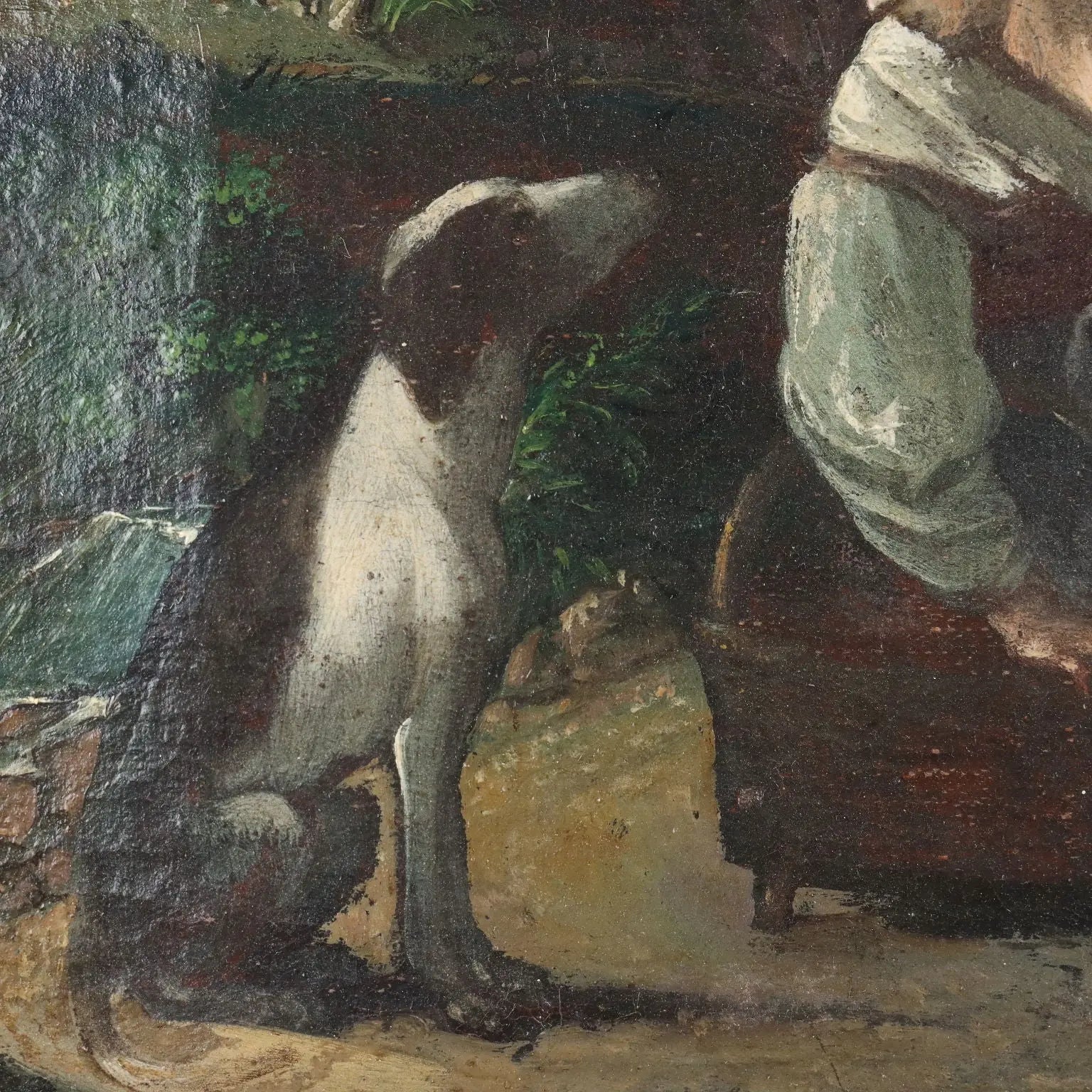 Antique Painting Nordic Landscape Oil on Canvas XVII-XVIII Century | Art | Antique Painting