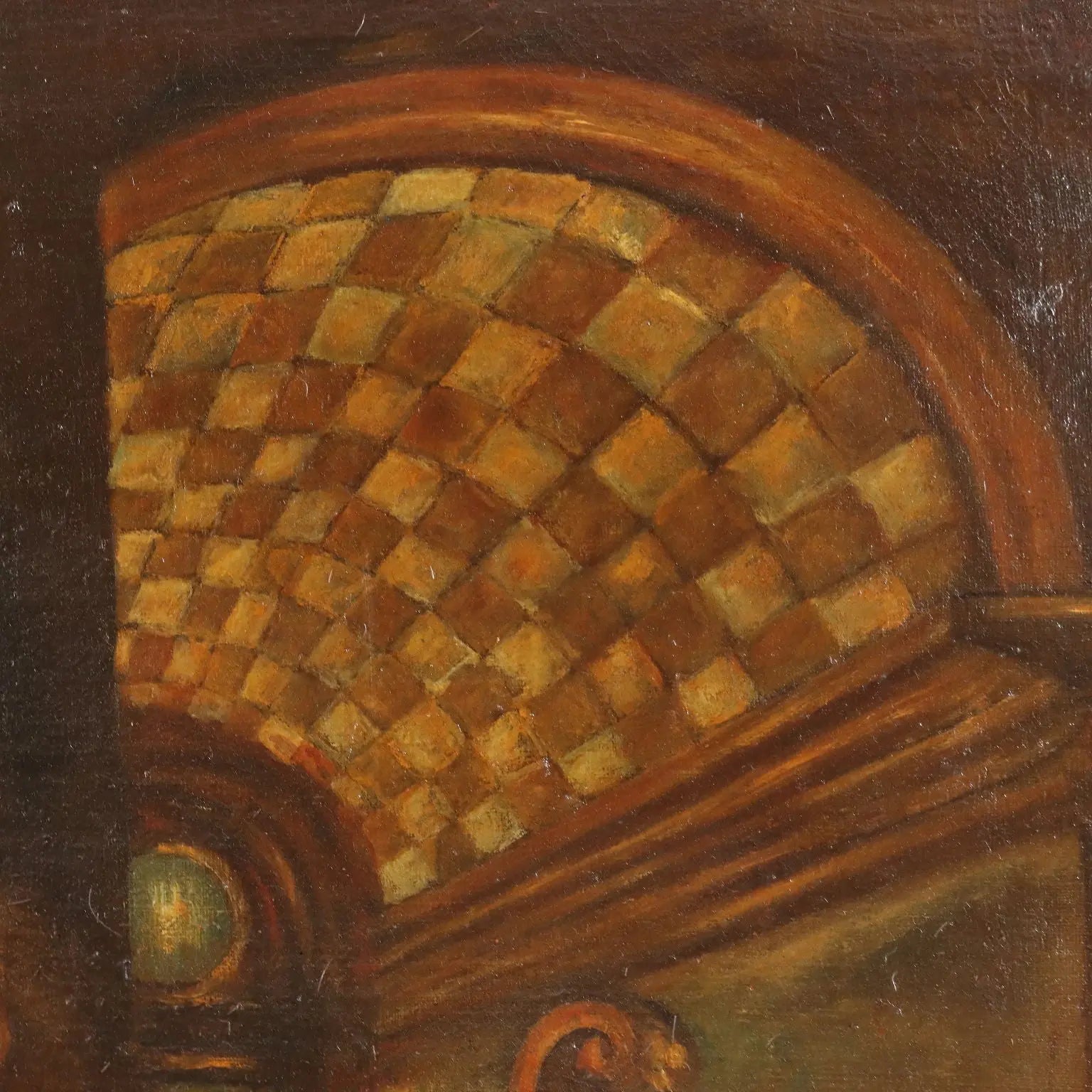 Antique Painting Religious Subject Oil on Canvas XVII Century - David Playing the Harp | Art | Antique Painting