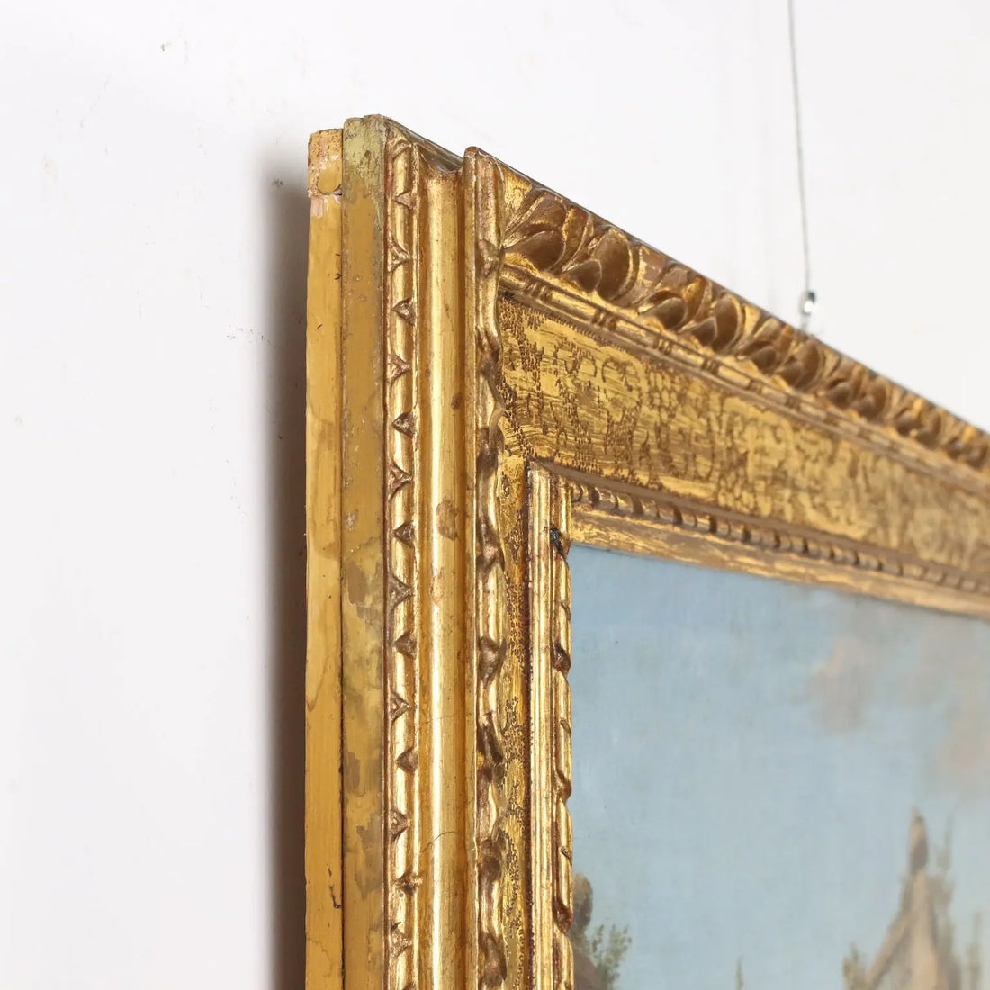 Antique Painting Folly Oil on Canvas Italy Late XVIII Century | Art | Antique Painting