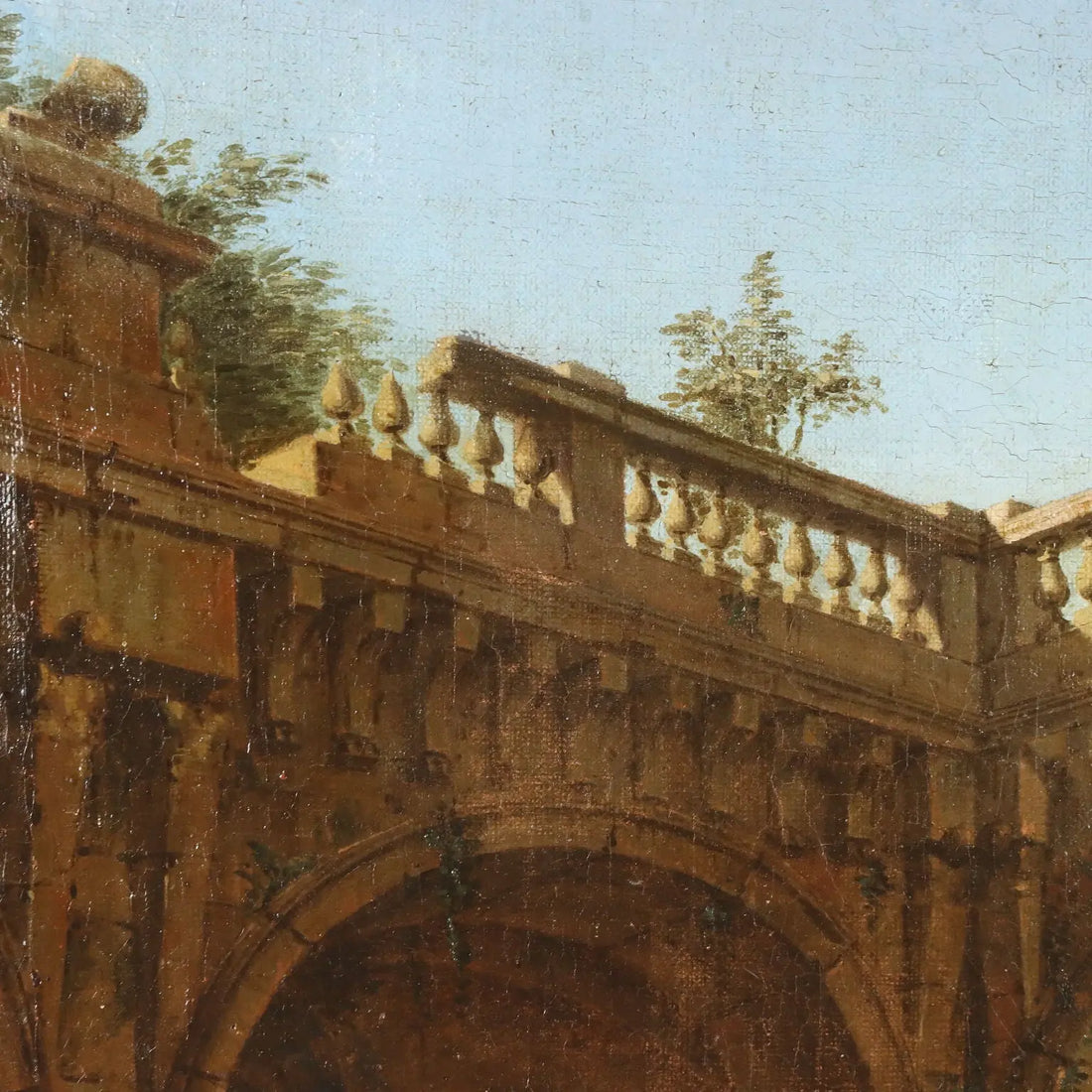Antique Painting Folly Oil on Canvas Italy Late XVIII Century | Art | Antique Painting