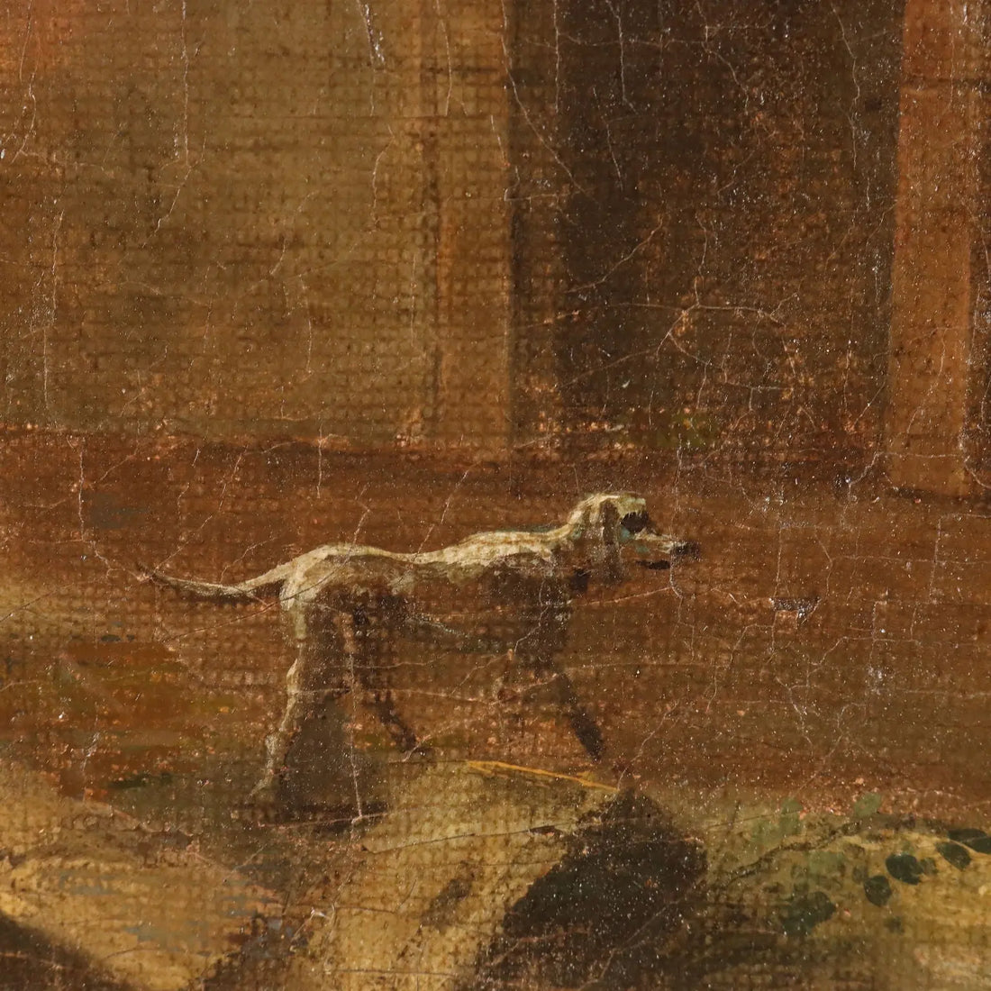 Antique Painting Folly Oil on Canvas Italy Late XVIII Century | Art | Antique Painting