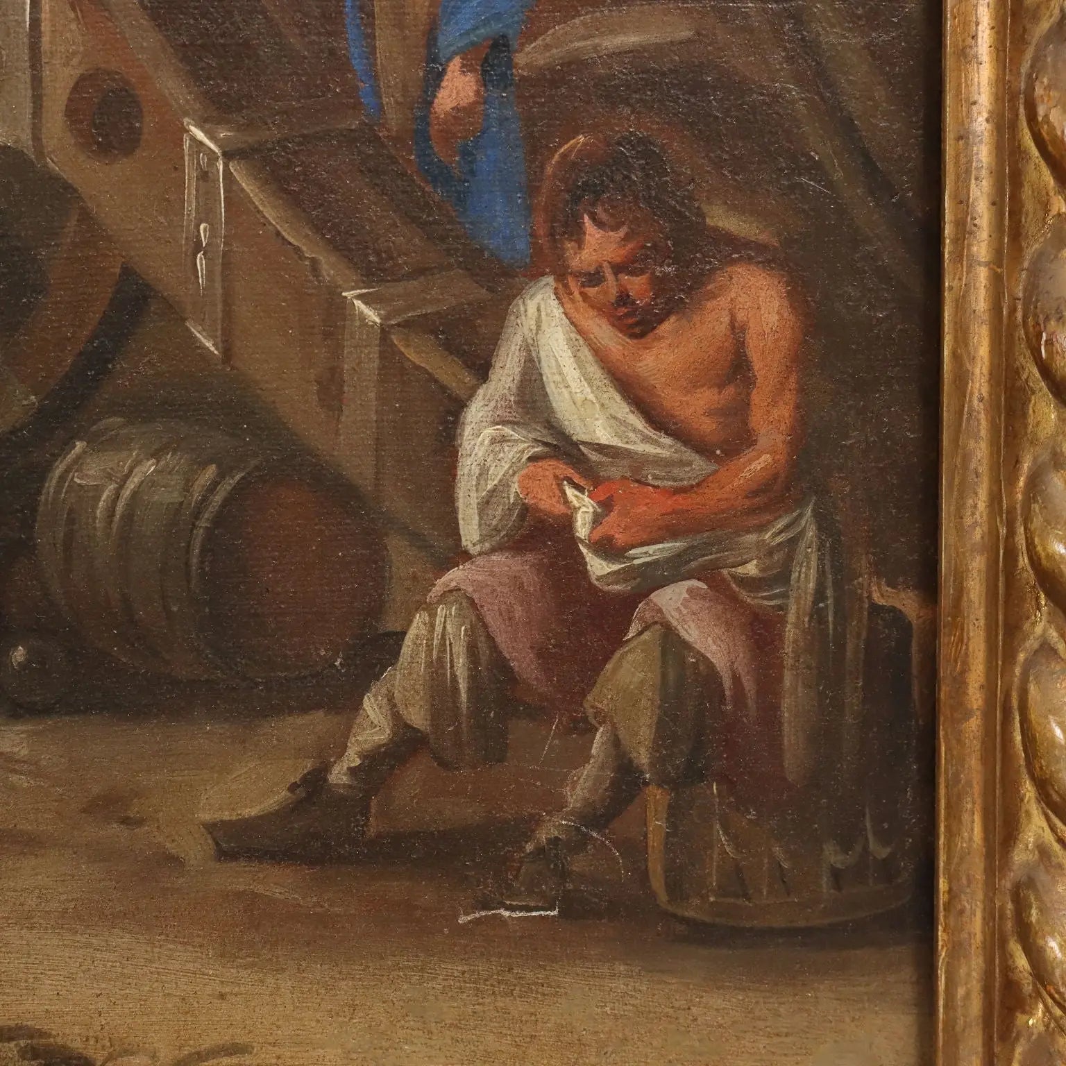 Antique Painting Historical Subject Oil on Canvas XVIII Century | Art | Antique Painting