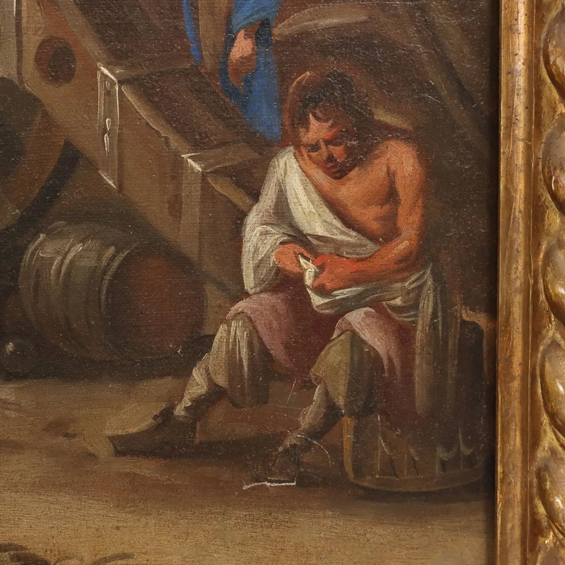 Antique Painting Historical Subject Oil on Canvas XVIII Century | Art | Antique Painting