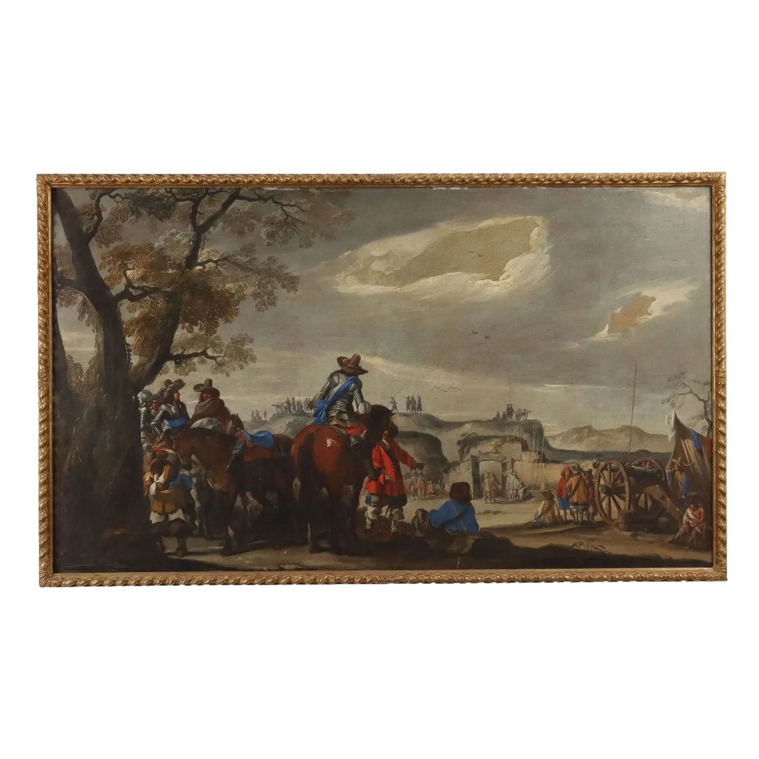 Antique Painting Historical Subject Oil on Canvas XVIII Century | Art | Antique Painting