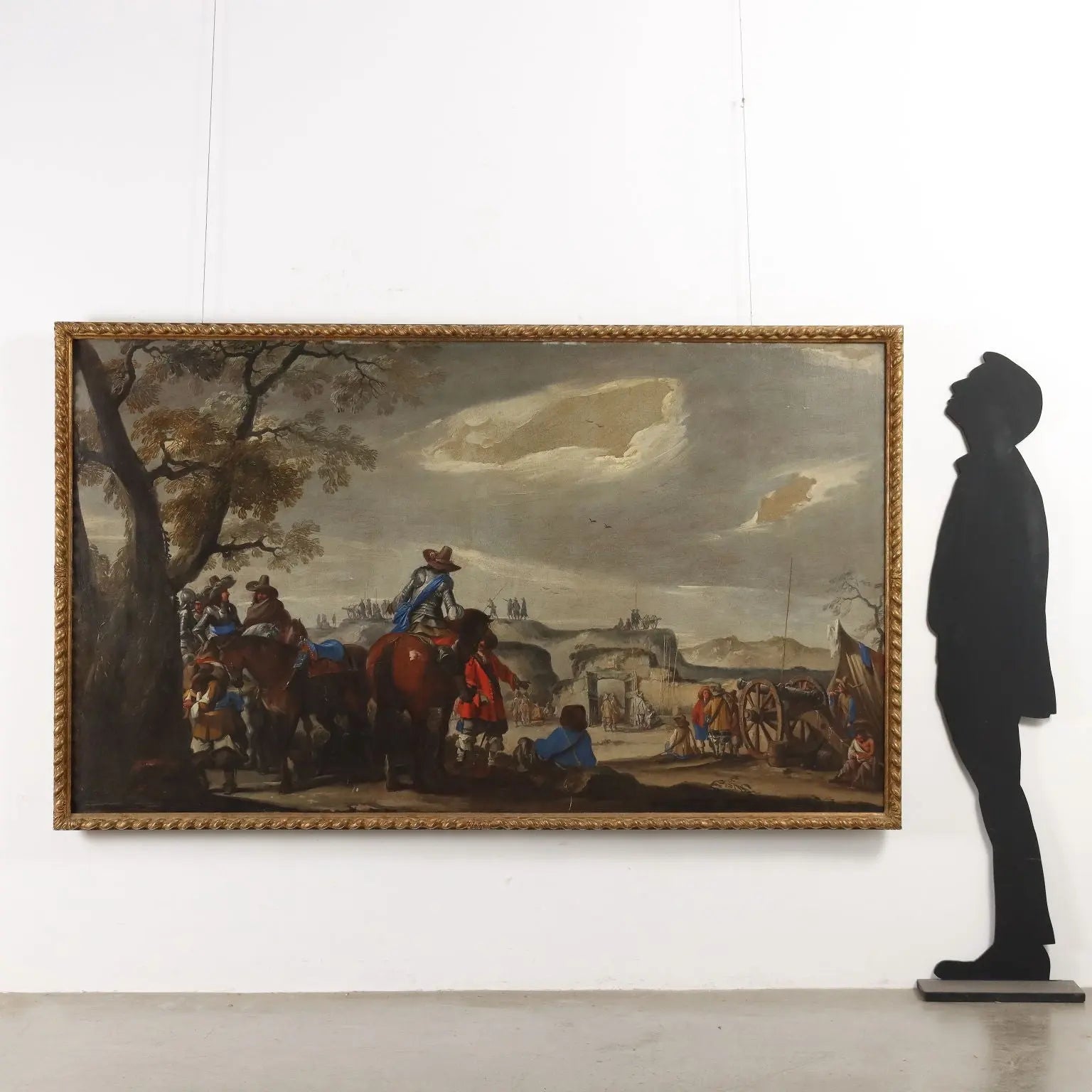 Antique Painting Historical Subject Oil on Canvas XVIII Century | Art | Antique Painting