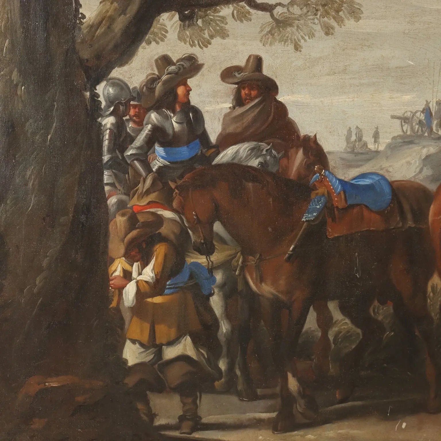 Antique Painting Historical Subject Oil on Canvas XVIII Century | Art | Antique Painting