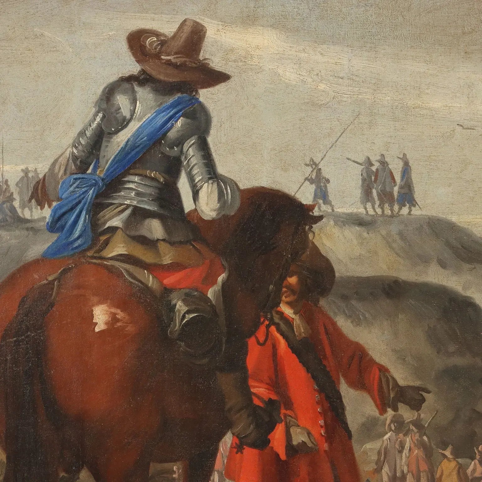 Antique Painting Historical Subject Oil on Canvas XVIII Century | Art | Antique Painting