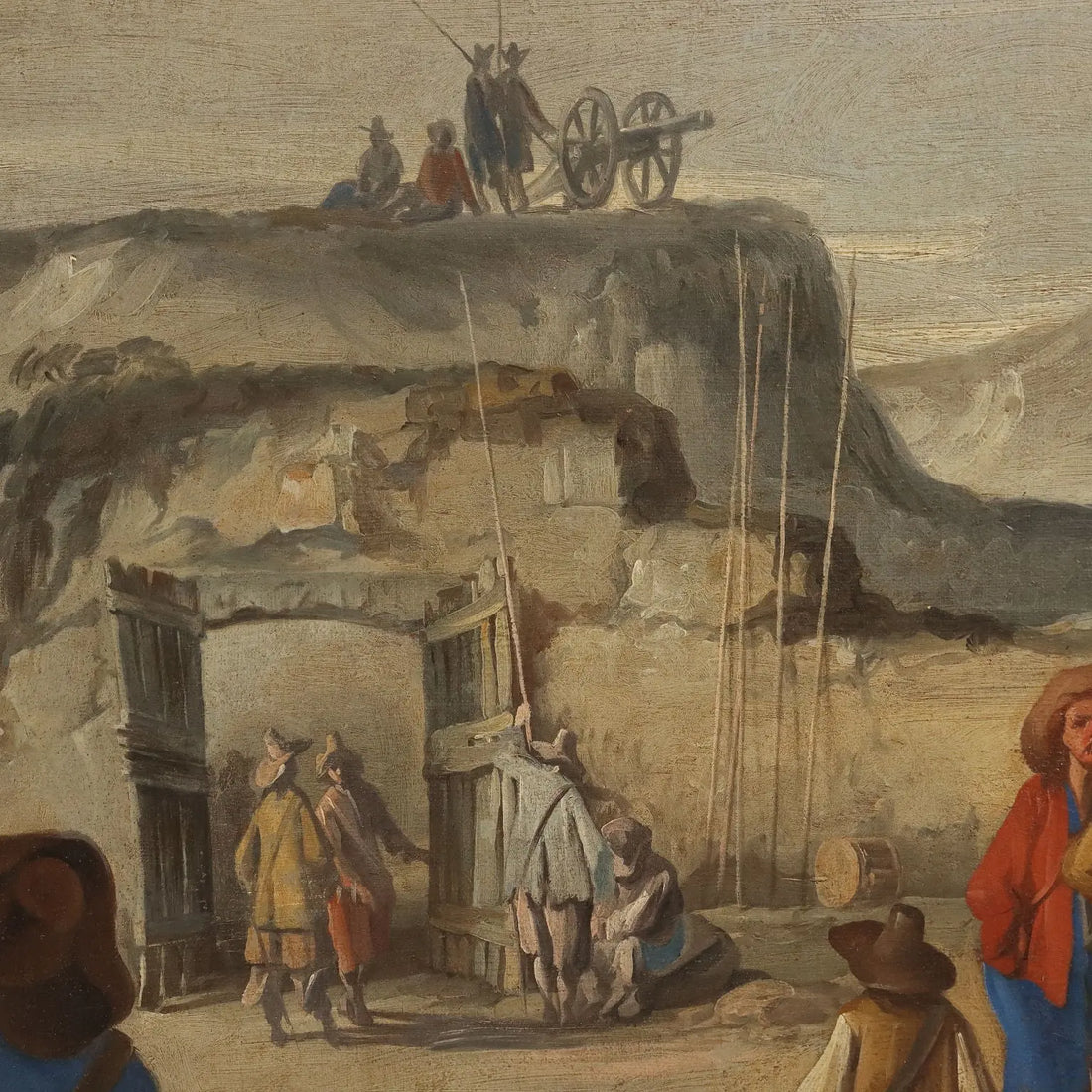 Antique Painting Historical Subject Oil on Canvas XVIII Century | Art | Antique Painting