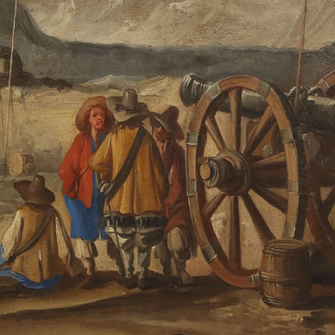 Antique Painting Historical Subject Oil on Canvas XVIII Century | Art | Antique Painting