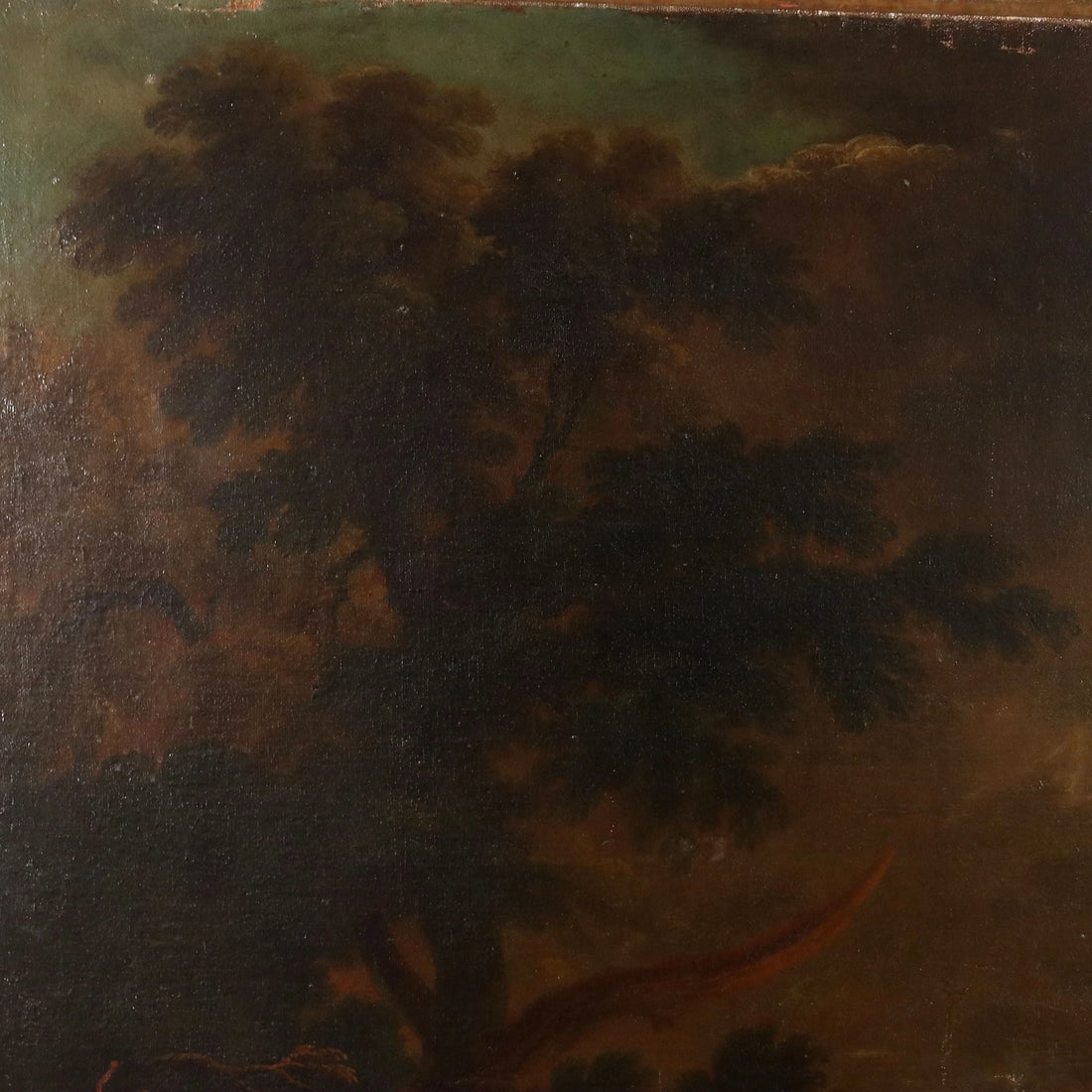 Antique Painting Preaching Scene Oil on Canvas XVIII Century | Art | Antique Painting