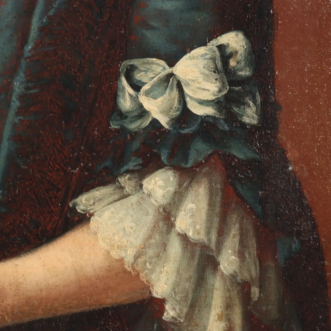 Antique Painting Female Portrait Oil on Canvas XVIII Century | Art | Antique Painting
