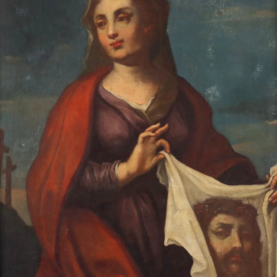 Antique Painting Religious Subject Oil on Canvas XVII Century | Art | Antique Painting