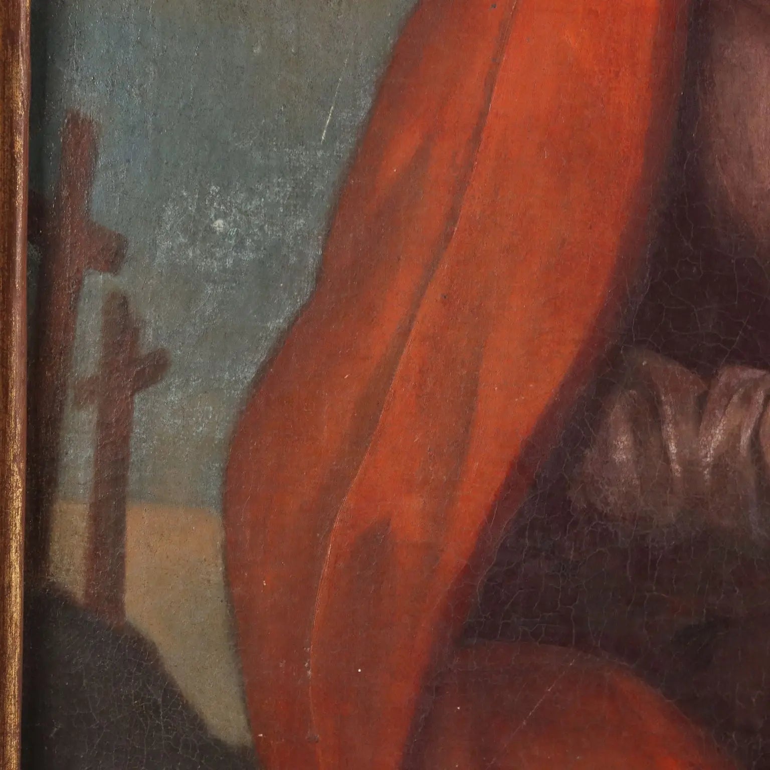 Antique Painting Religious Subject Oil on Canvas XVII Century | Art | Antique Painting