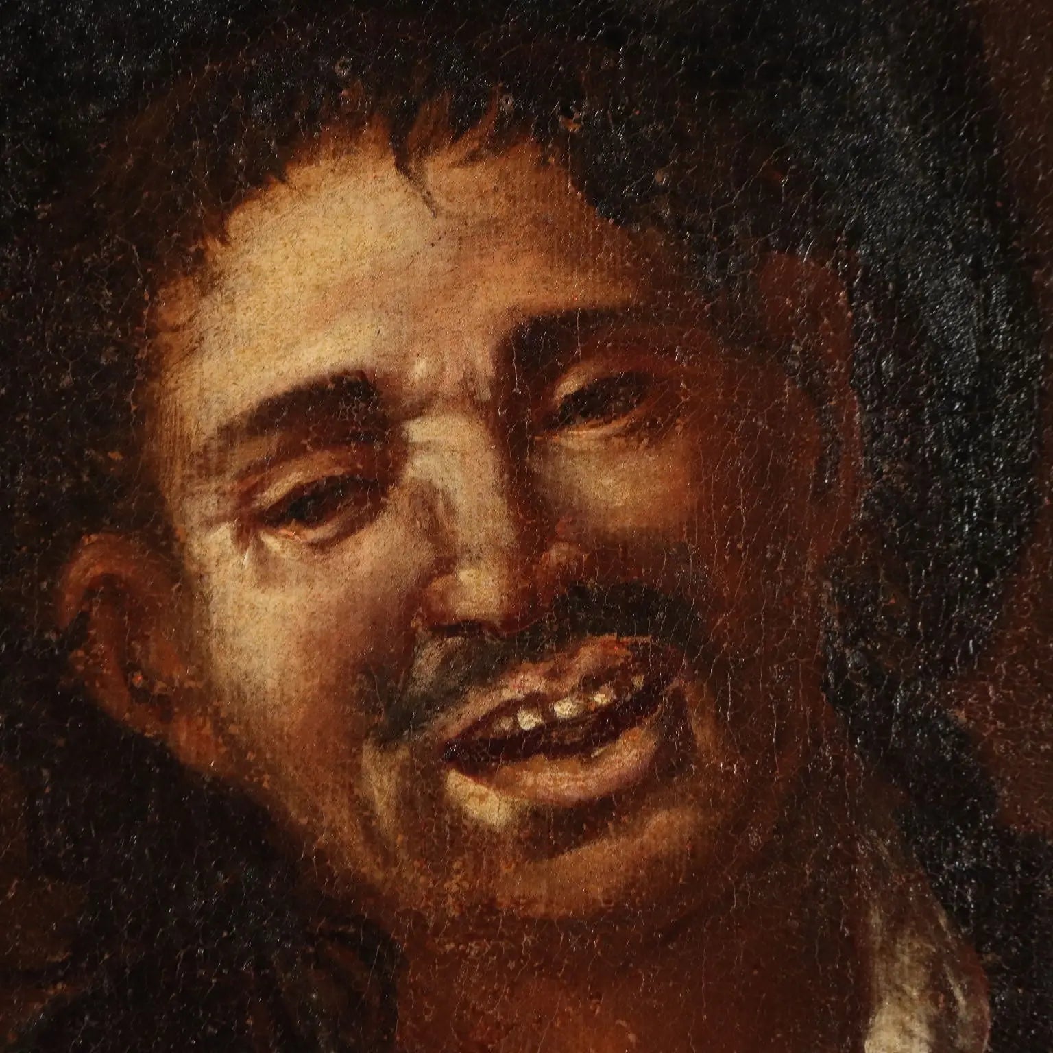 Antique Painting Disciple of Giacomo Francesco Cipper XVIII Century - The Drinker | Art | Antique Painting