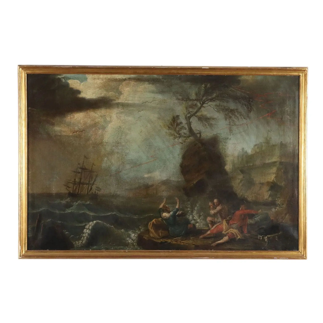 Antique Painting Oil on Canvas French School XVIII Century | Art | Antique Painting