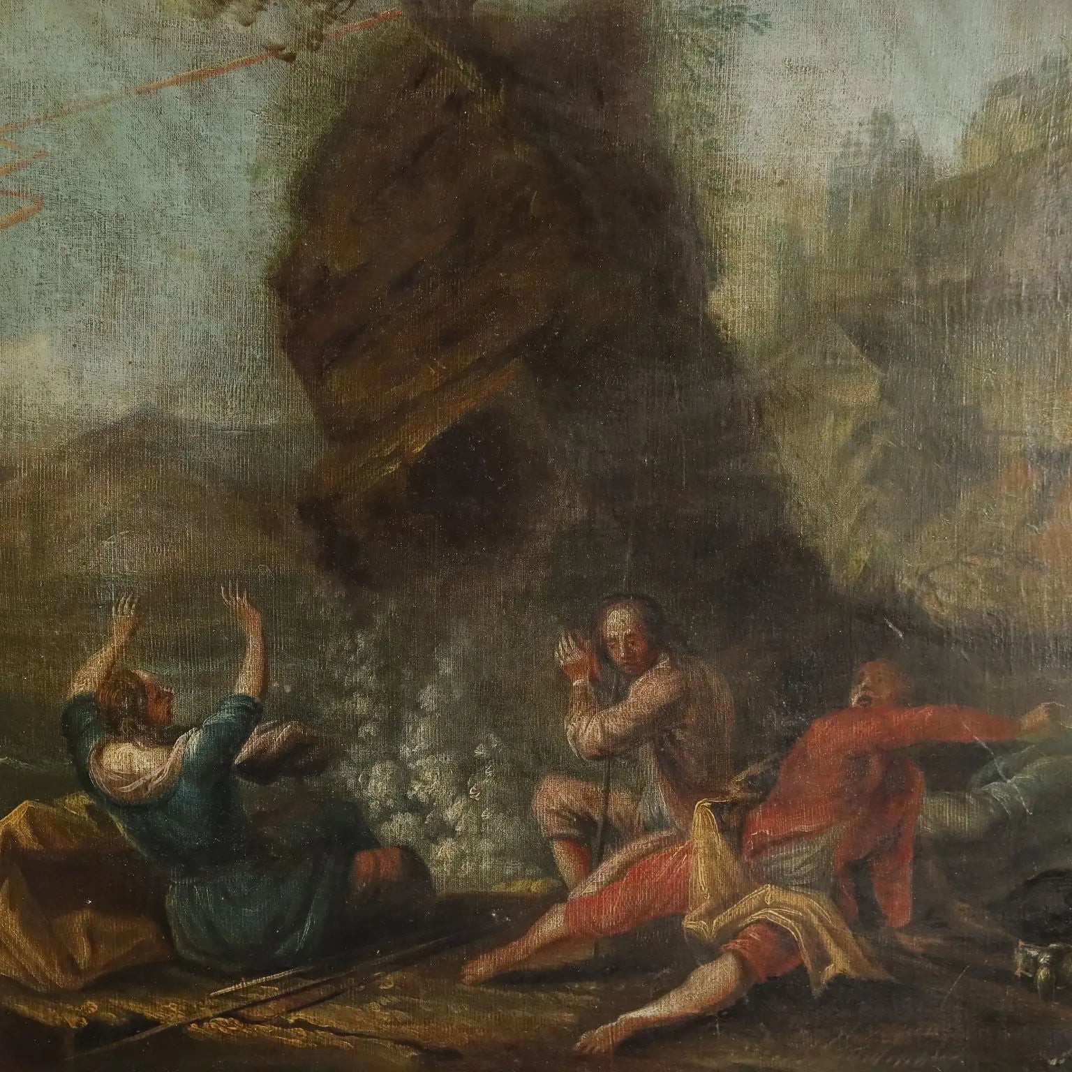 Antique Painting Oil on Canvas French School XVIII Century | Art | Antique Painting