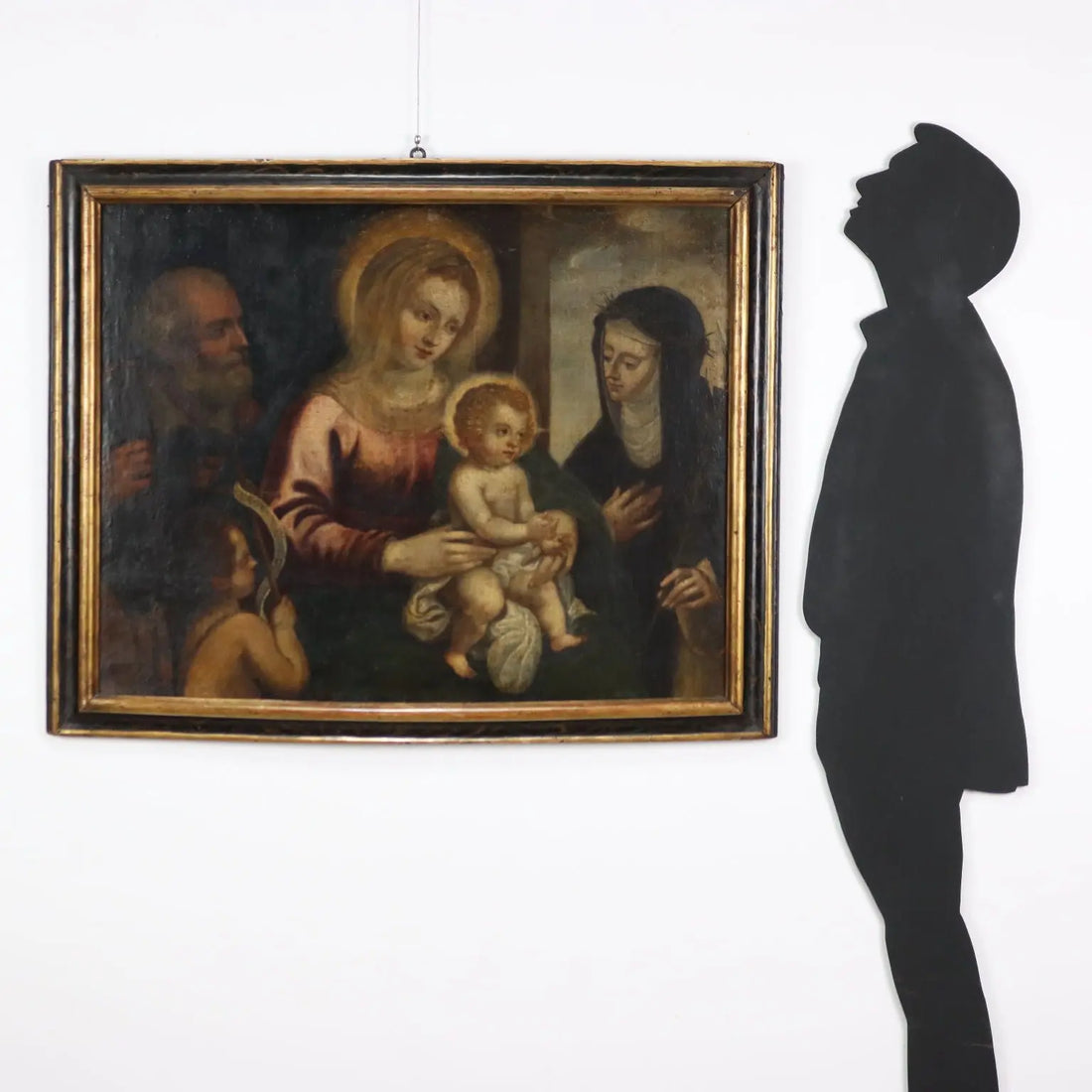 Antique Painting Religious Subject Oil on Canvas XVII Century | Art | Antique Painting