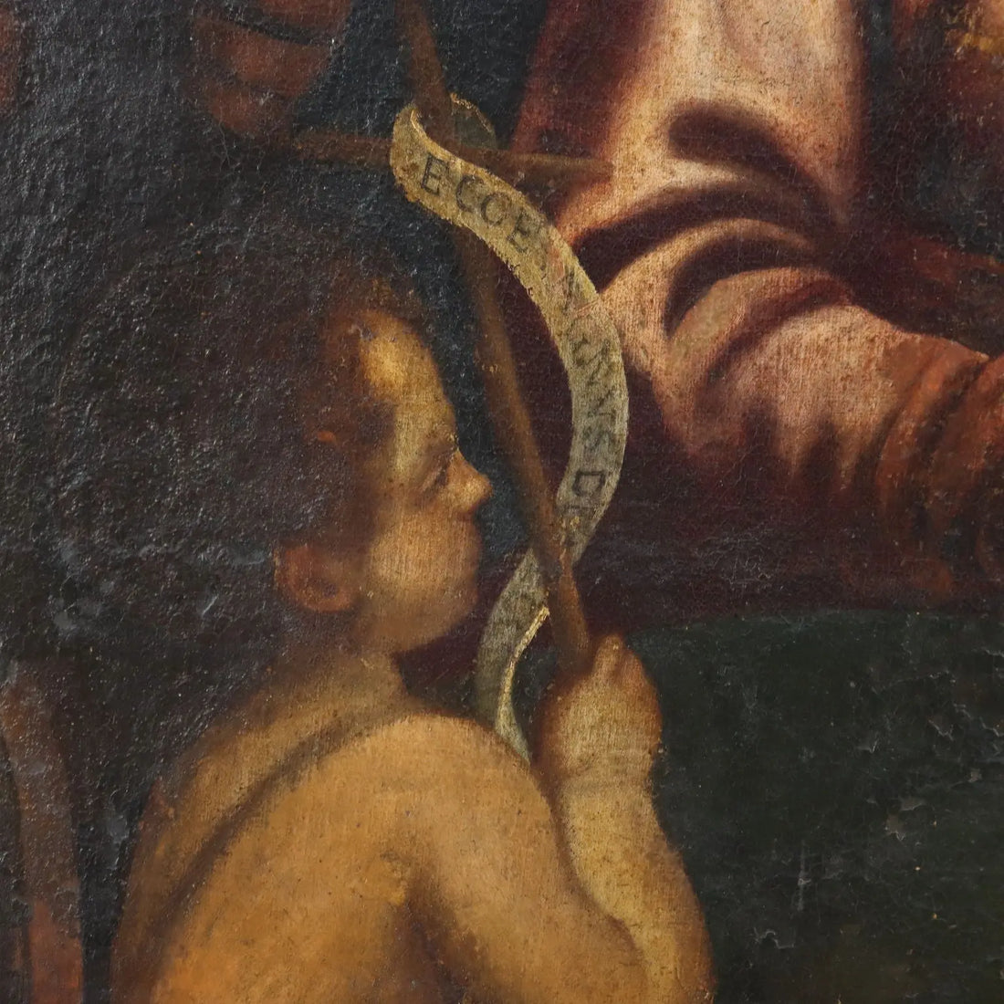 Antique Painting Religious Subject Oil on Canvas XVII Century | Art | Antique Painting