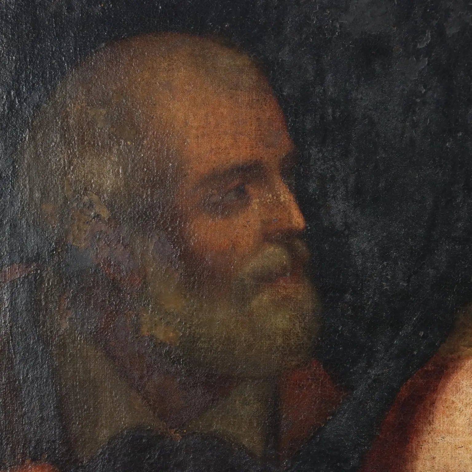 Antique Painting Religious Subject Oil on Canvas XVII Century | Art | Antique Painting