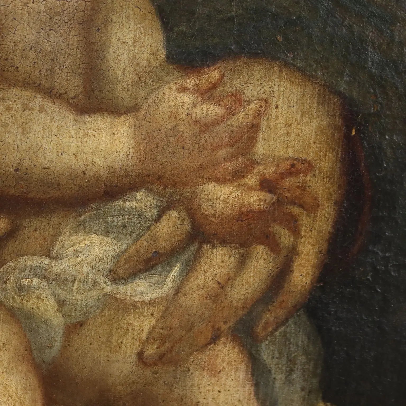 Antique Painting Religious Subject Oil on Canvas XVII Century | Art | Antique Painting