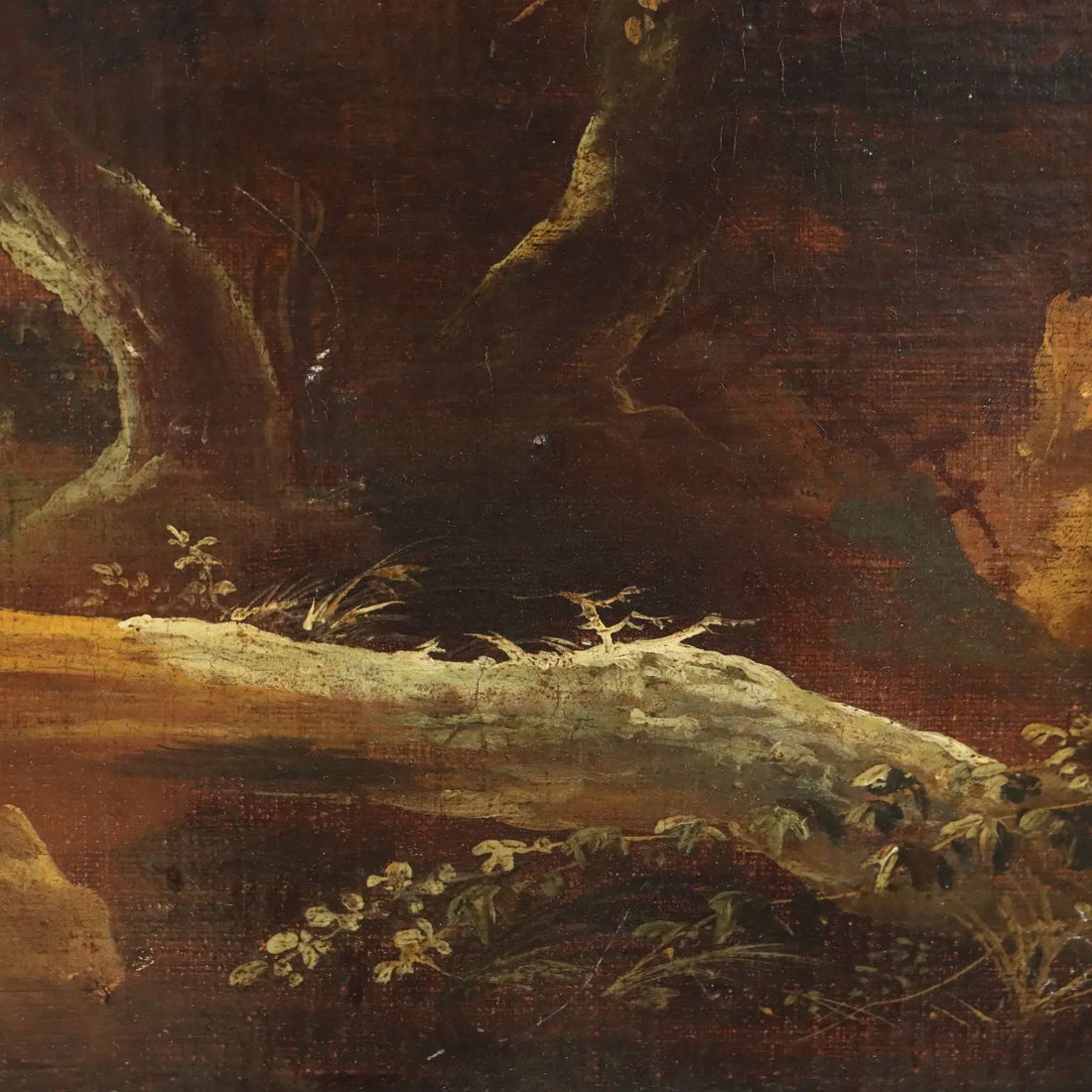 Antique Painting Landscape with Figures Oil on Canvas '700-'800 | Art | Antique Painting