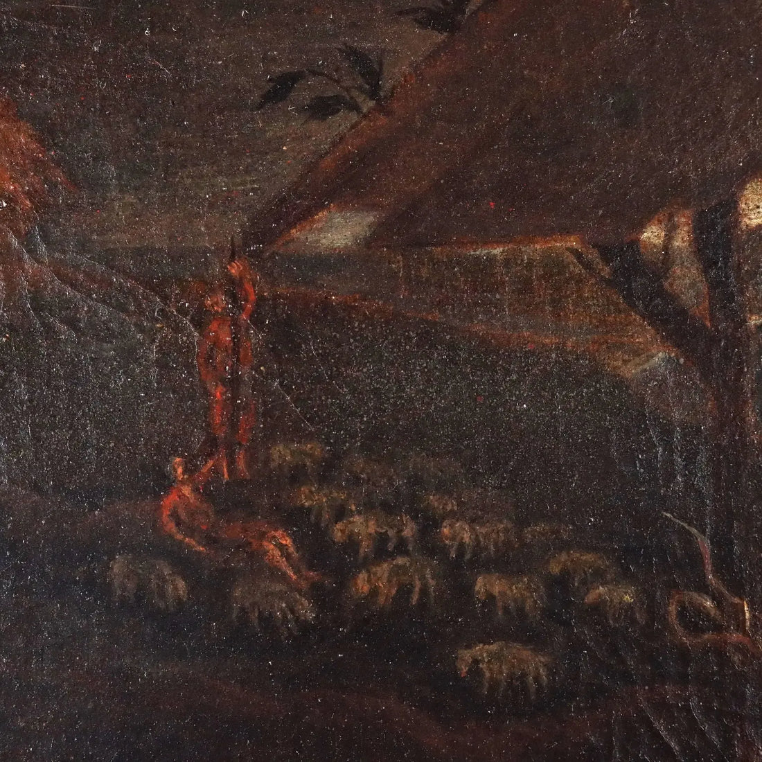Antique Painting Workshop of Francesco Bassano Italy XVI Century - Nativity | Art | Antique Painting