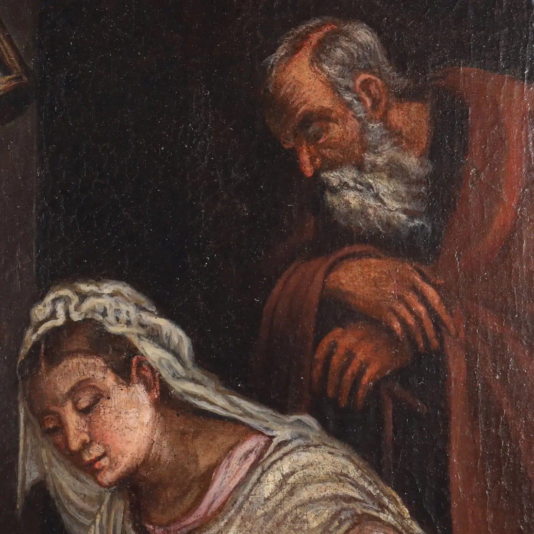 Antique Painting Workshop of Francesco Bassano Italy XVI Century - Nativity | Art | Antique Painting