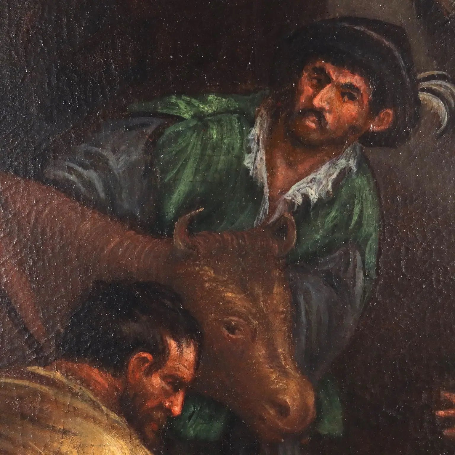 Antique Painting Workshop of Francesco Bassano Italy XVI Century - Nativity | Art | Antique Painting