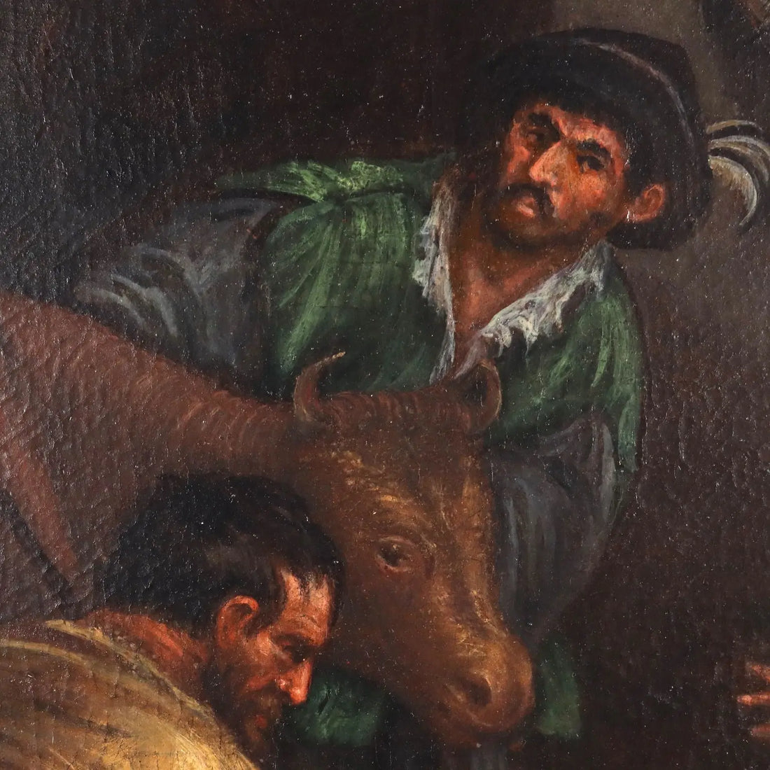 Antique Painting Workshop of Francesco Bassano Italy XVI Century - Nativity | Art | Antique Painting